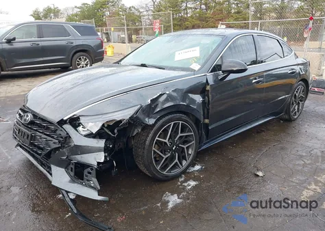 2022 Hyundai Sonata N Line from USA, damaged, VIN KMHL14JC8NA218159